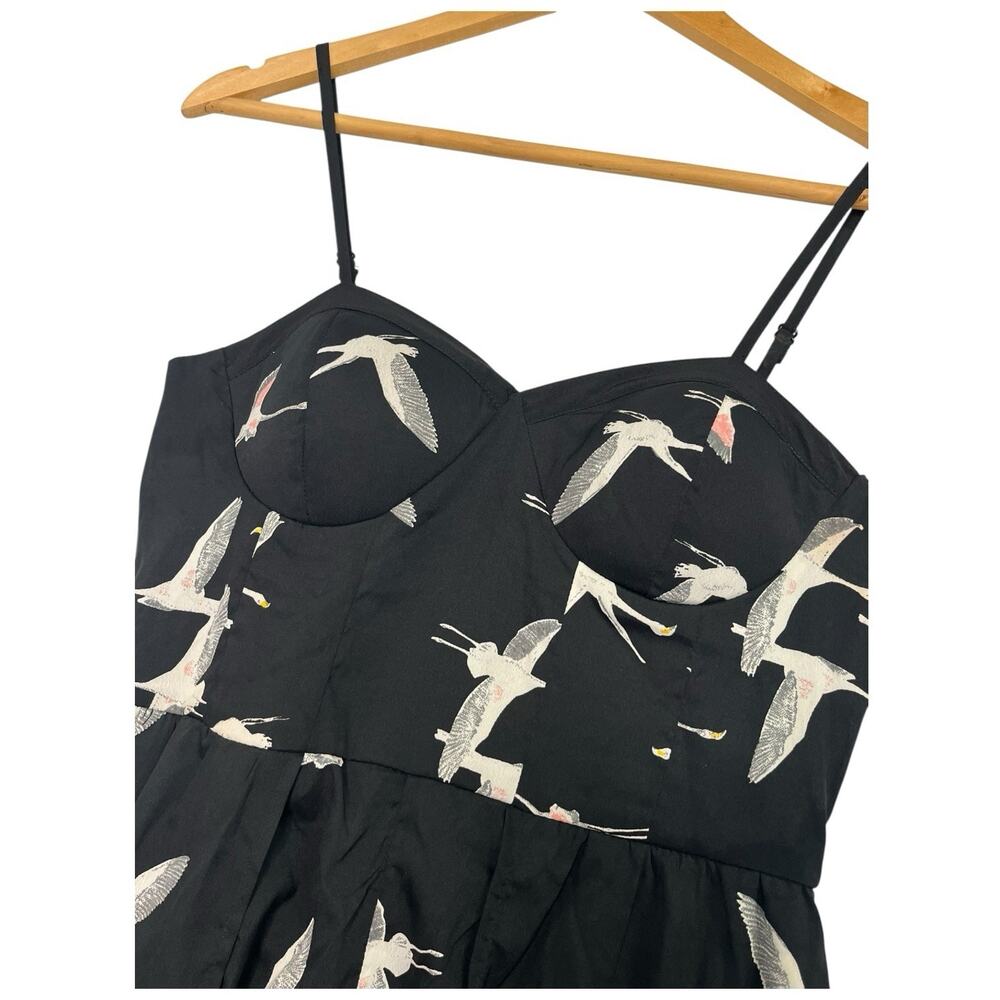 Band Of Gypsies Romper Maxi Dress Womens Small Blue Bird Boho Festival Flowy - Picture 4 of 13